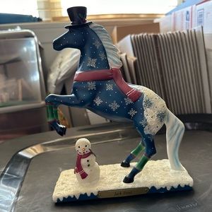 The trail of painted ponies Jack Frost snowman